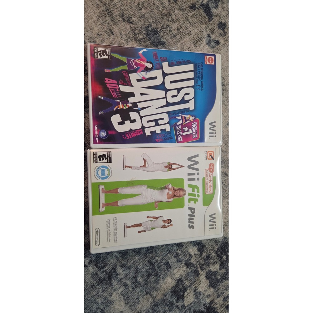 Nintendo Wii Game Lot Just Dance 3 Wii Fit Plus Wii Sports Biggest Loser Bundle